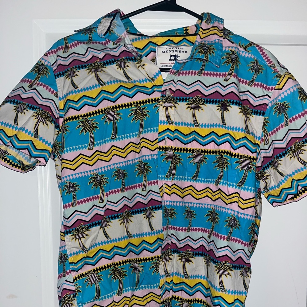 Cactus Menswear Casual Button Down Shirt